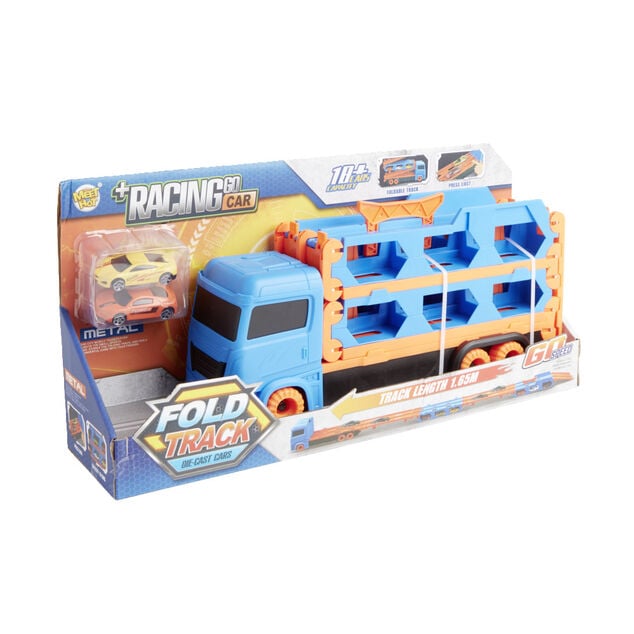 Ensemble camion et ses deux voitures