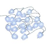 Guirlande lumineuse solaire pomme de pin 40LED blanc froid 3,9m