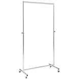 Portant charge lourde extensible acier chromé 88x42xH117.5à172cm