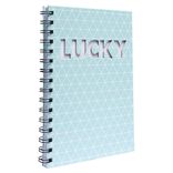 Cahier &agrave; spirales Lucky A5 140 pages