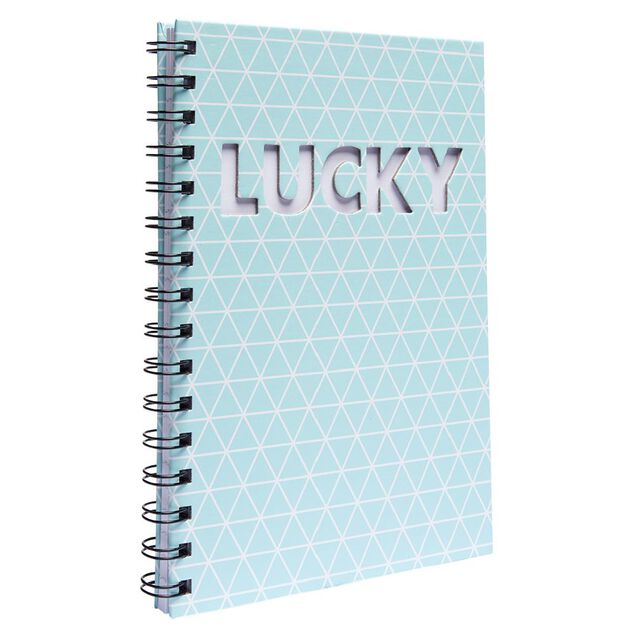 Cahier &agrave; spirales Lucky A5 140 pages