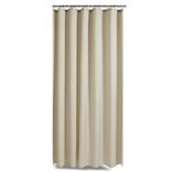Rideau de douche effet lin 180x200cm polyester beige