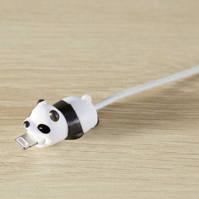 Protection de c&acirc;ble forme panda et poisson clown x2