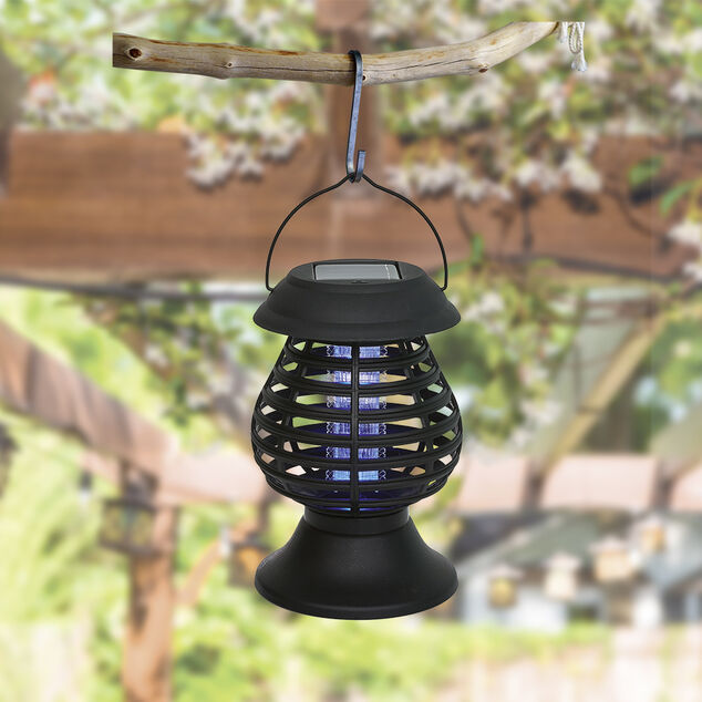 Lampe insecticide solaire Out Insect &agrave; poser ou suspendre 10m&sup2;