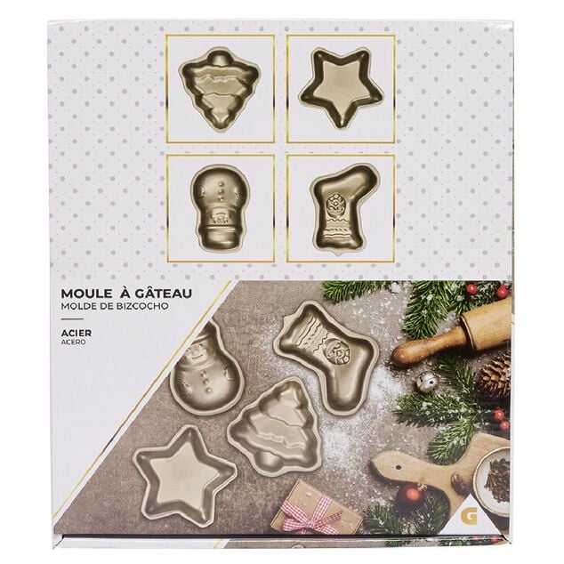 Moule individuel g&acirc;teau de No&euml;l