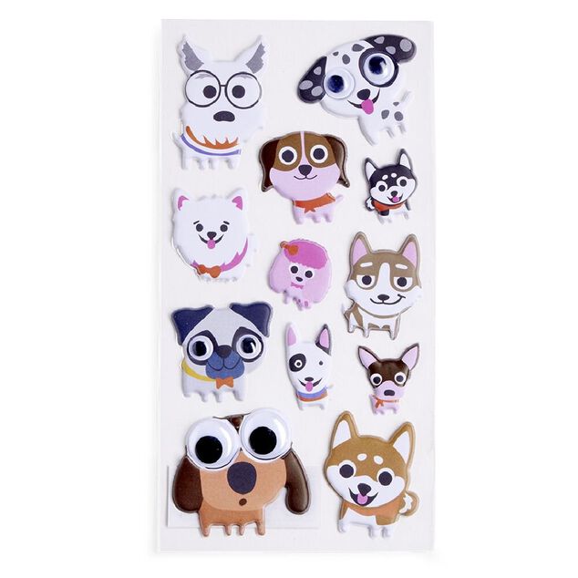 Pochette de stickers animaux (4 modèles)