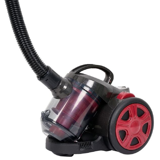 Aspirateur cyclonique sans sac Homday rouge et noir