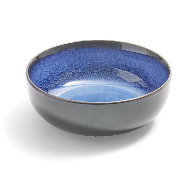 Bol Meteor porcelaine noir et bleu &Oslash;16cm