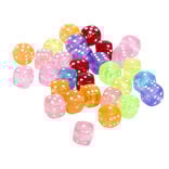 Lot de 30 perles en forme de dés