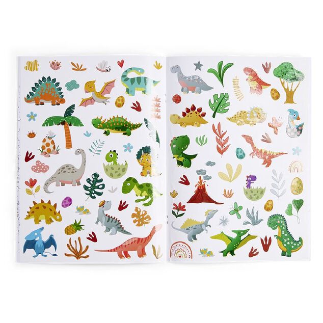 Livre de de coloriage 16 pages + 4 stickers inclus