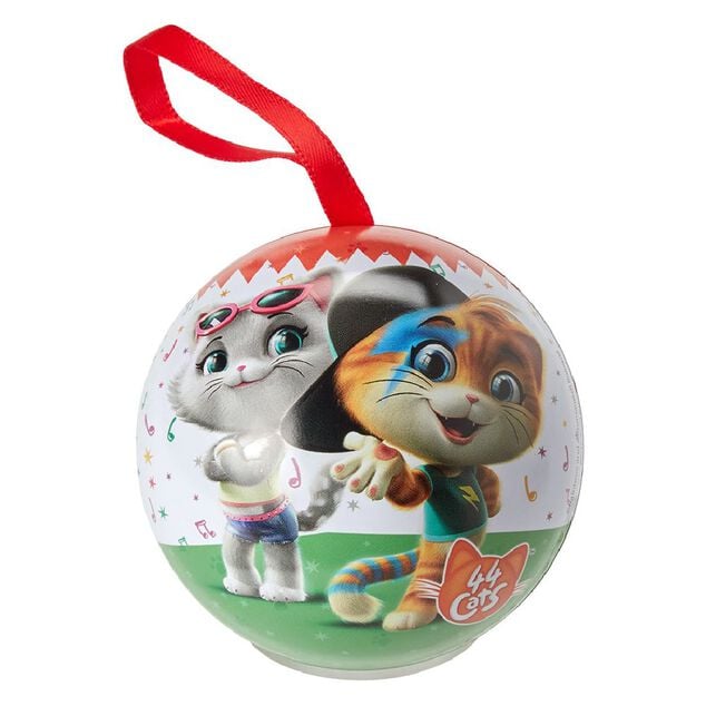 Boule de No&euml;l &agrave; suspendre garnie 24 bonbons (plusieurs mod&egrave;les)