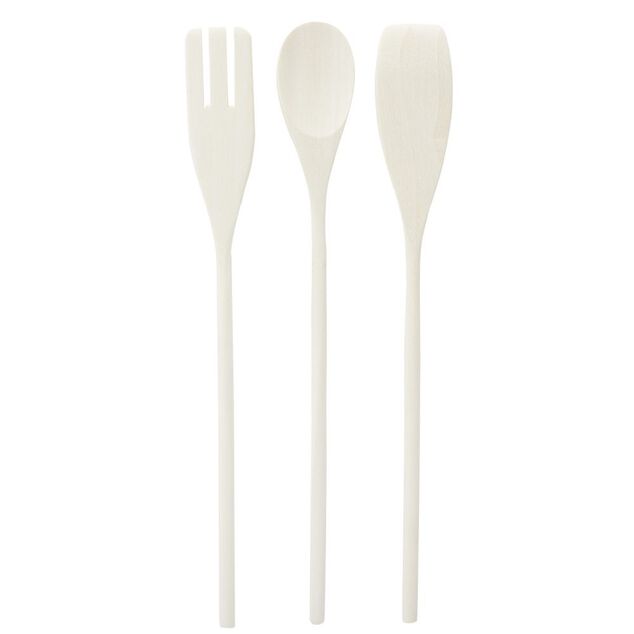 Ustensiles de cuisine en bois x3