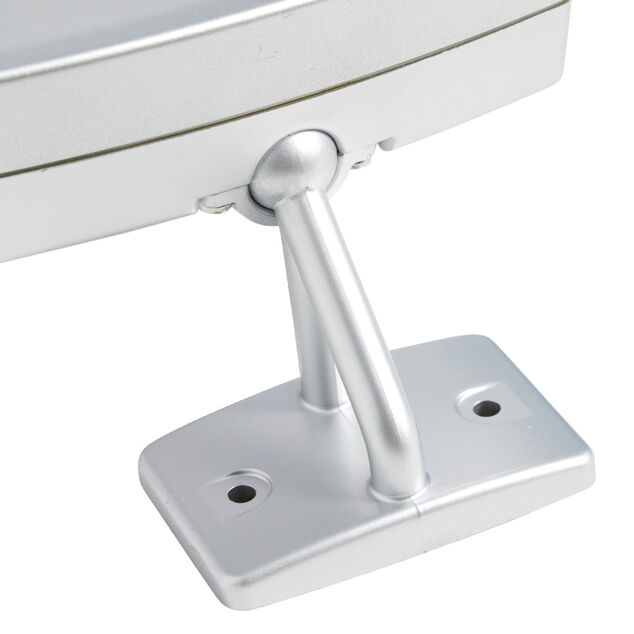 Projecteur de lumière solaire gris 6LED 150lms 10x3xH15,5cm