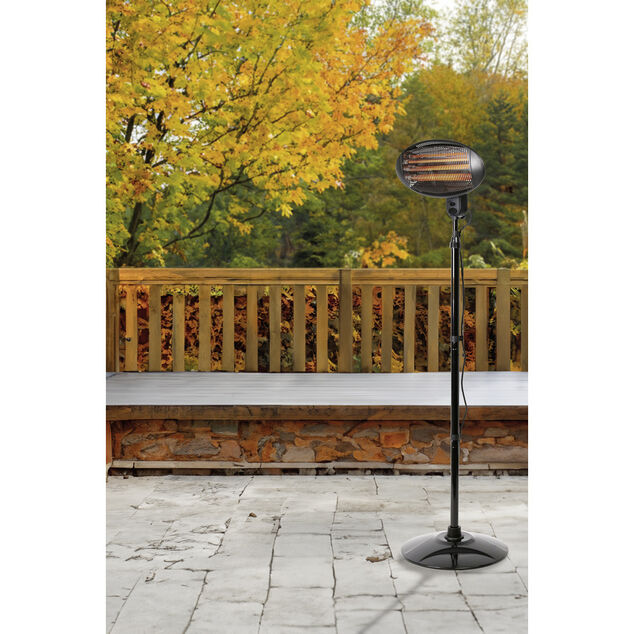 Chauffage ext&eacute;rieur sur pied ajustable 160-210cm Homday