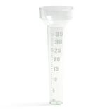Pluviom&egrave;tre en plastique vert 35ml