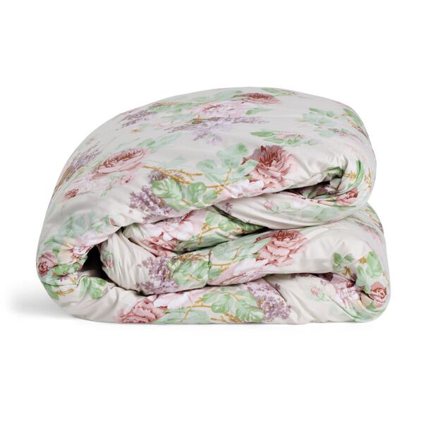 Couette imprim&eacute; roses 240x220cm polyester