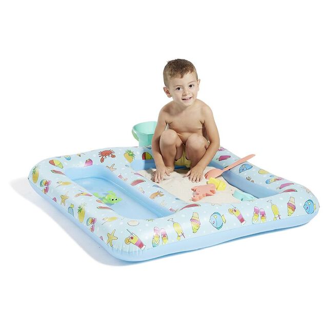 Piscine gonflable et bac à sable 2en1 100x100cm