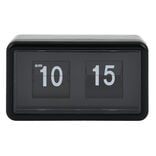 Horloge rétro à rabat automatique plastique noir