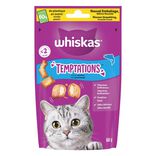 Friandise pour chat Whiskas tentations  saveur saumon sachet 60g