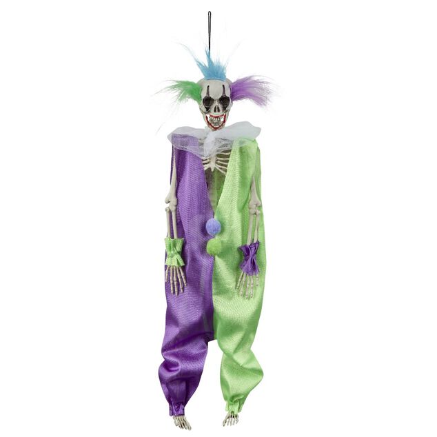 Squelette clown  Halloween &agrave; suspendre