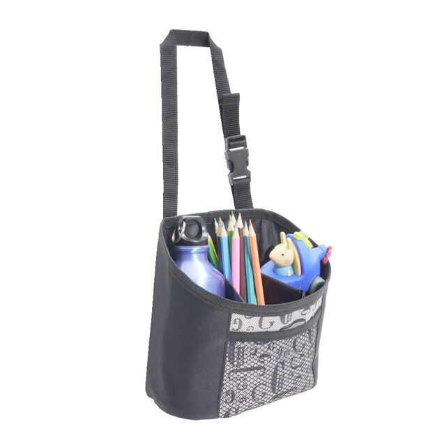 Sac pochette organisateur de voiture noir 18x8xH17cm