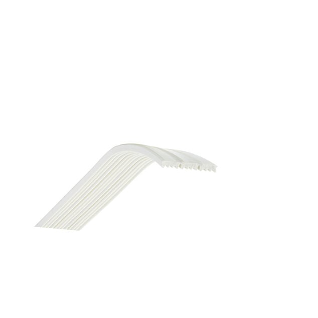 Joint d'isolation adh&eacute;sif silicone plat pour porte et fen&ecirc;tre 6m blanc
