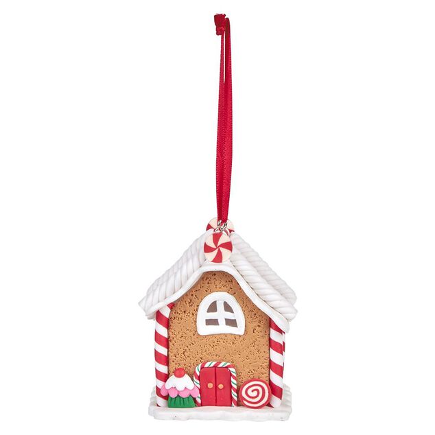 D&eacute;coration de No&euml;l &agrave; poser maison pain d'&eacute;pice