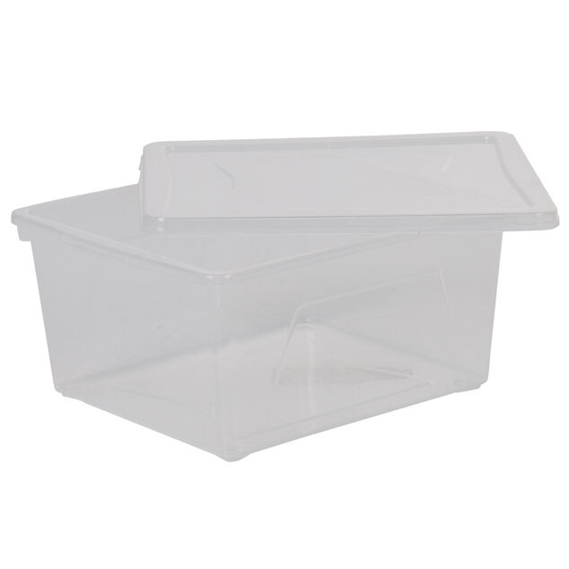 Bo&icirc;te de rangement transparente 2 L