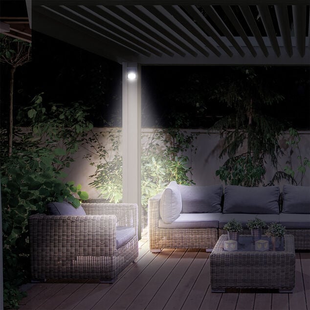 Lampe solaire LED avec d&eacute;tecteur de mouvement 200lms