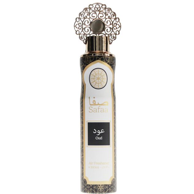 D&eacute;sodorisant Safaa Oud spray aluminium noir 300ml