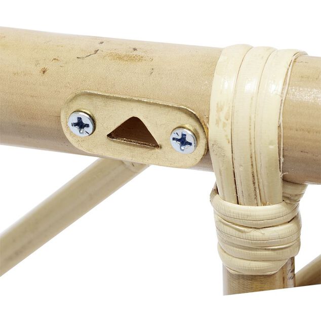 T&ecirc;te de lit &agrave; suspendre Malang rotin naturel - L160xP3xH50 cm