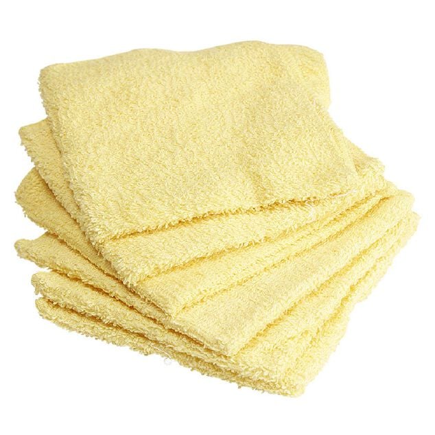 Lot de 4 serviettes pour invit&eacute;s en coton - 6 coloris