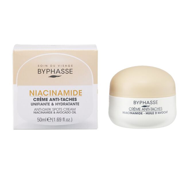 Crème visage anti-taches niacinamide huile d'avocat Byphasse 50ml