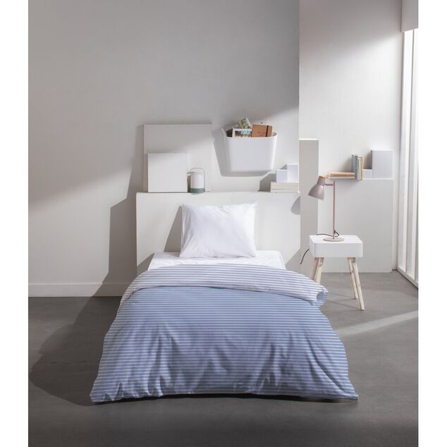 Couette 1 personne 140x200cm imprim&eacute; motif (4 mod&egrave;les)