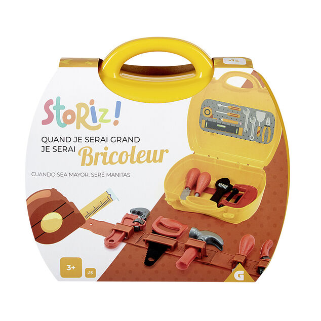 Mallette de jeu Bricoleur 15 pi&egrave;ces
