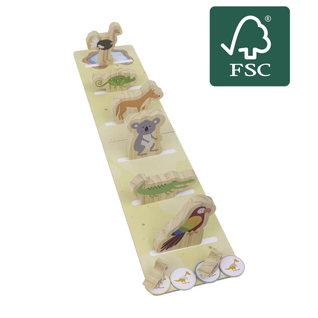 Jeu du Kangourou en bois