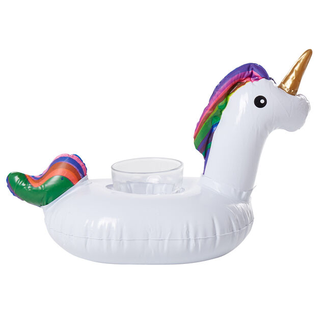 Porte verre gonflable licorne