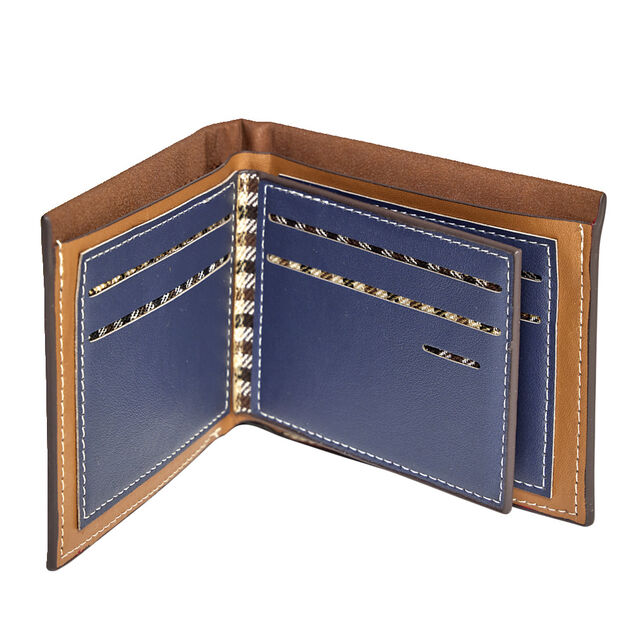 Portefeuille simili 9x11,5cm - 2 modèles marron ou noir