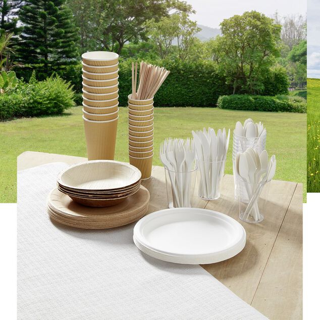 Cuill&egrave;re &agrave; caf&eacute; plastique blanc x12