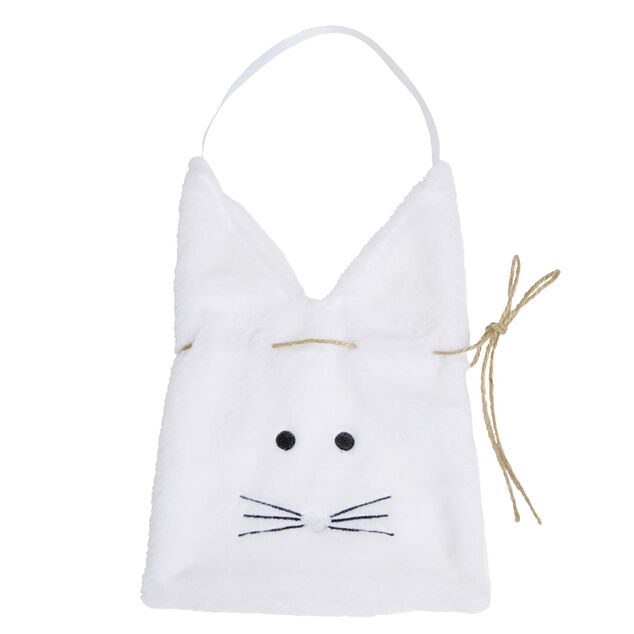 Sac de Pâques cabas peluche lapin