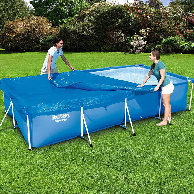 B&acirc;che de protection piscine tubulaire 400 x 211 cm