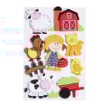 Pochette de stickers thème à la ferme