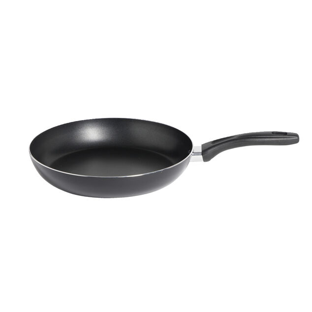 Po&ecirc;le tous feux sauf induction aluminium noir &Oslash;28cm