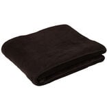 Plaid polaire uni noir