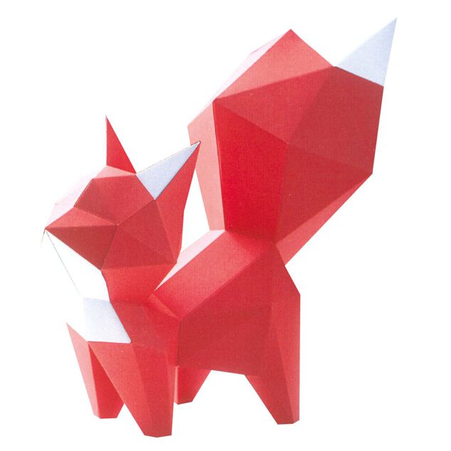 Origami animal 3D en papier 21x30cm (6 mod&egrave;les)