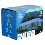 Rideau électrique 180 LED 2,47m multicolore