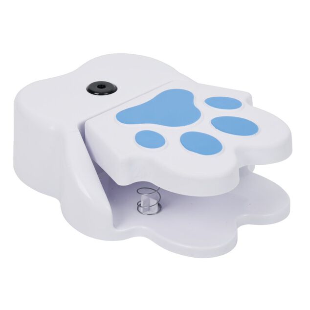 Fontaine &agrave; eau ext&eacute;rieure bleu et blanche pour chien 28x20,7cm