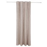 Rideau occultant effet chin&eacute; beige 140x240cm