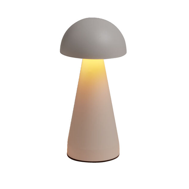 Lampe de table Roundi USB tactile blanche Ø9,5xH22,5cm