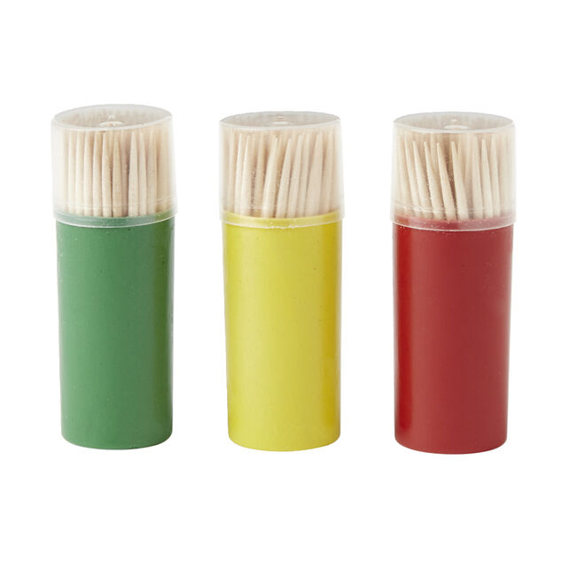 Cure dent tonneau en bambou x3